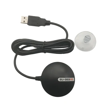 10 шт./лот Globalsat BU353N5 BU-353N5 Кабель USB GPS Приемник с интерфейсом USB G мышь Магнитная Замена BU353S4 BU-353S4