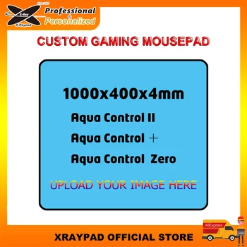 1000x400 мм, Изготовленный на заказ X-raypad Aqua Control Plus/AC2/Zero, коврик для мыши, Бесплатная прострочка, Настольный коврик