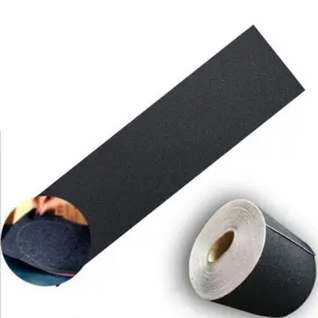 110 см * 25 см Наждачная бумага для скейтборда Профессиональный Черный Скейтборд, Настил для скейтборда, лента для захвата наждачной бумагой, Новая