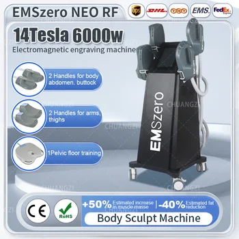 14 Tesla Neo Hi-emt EMS Body Muscle Carve Электромагнитный Корпус EMSzero Для Похудения, Удаление Жира, Машина для наращивания мышечной массы