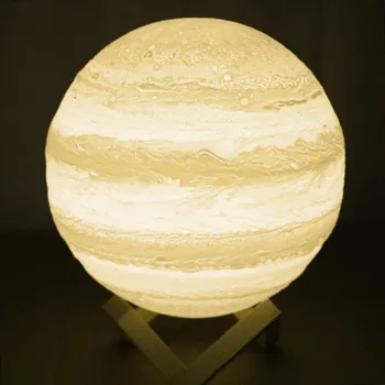 16 Цветов Сменного Ночного 3D Света Jupiter Lamp