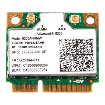 2023 Новая Беспроводная карта Centrino Advanced-N 6235 6235AN 6235ANHMW 2,4 ГГц и 5 ГГц 300 Мбит/с 802.11ABGN, совместимая с Bluetooth 4.0