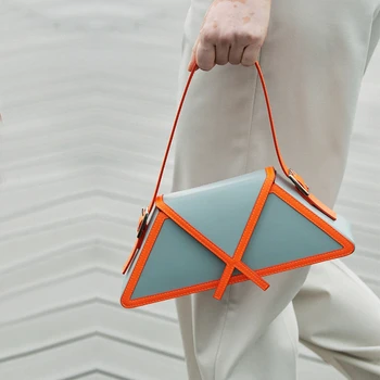 2023 Трапециевидная сумка для подмышек, Модная Высококачественная Кожаная сумка через плечо, Дизайнерские сумки Элитного бренда для женщин