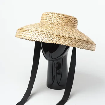 202302-hh5095 Прямая поставка, летняя шляпа с мелкой короной в виде ананаса, свисающие поля, волнистый узор, плетеная соломенная солнцезащитная кепка, женская праздничная шляпа