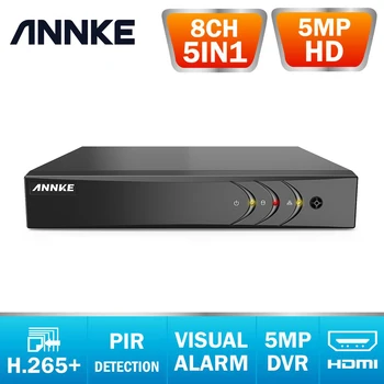 ANNKE 8CH 5MP Lite 5в1 HD TVI CVI AHD IP Видеорегистратор Безопасности H.265 + Видеозапись с оповещением по электронной почте При обнаружении движения
