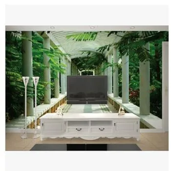 beibehang HD обои нестандартного размера 3d стереоскопические живописные фрески для набережной ТВ фон гостиная спальня papel de parede