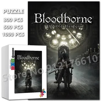 Bloodborne: the Older Hunters Пазл 300/500/1000 Шт. для Игры для взрослых Видео Собранный Пазл Развивающие Игрушки Подарки для Детей