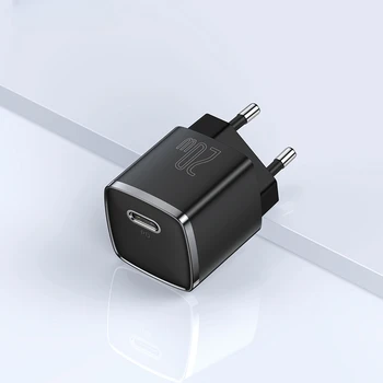 DELI 27M Зарядное устройство USB Type C Мощностью 20 Вт Портативное Зарядное устройство USB C С Поддержкой Быстрой Зарядки Type C PD Для iPhone 14 13 Pro Max 11 Mini 8 Plus