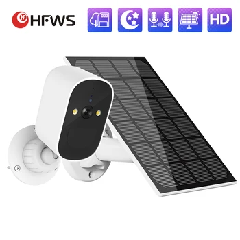 HFW 2MP Аккумуляторная Камера С Солнечными Панелями 4000 мАч Wifi Камеры видеонаблюдения Security Protection Cctv Для Дома