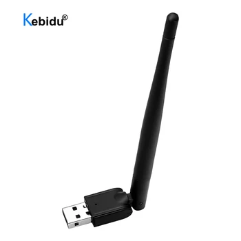 Kebidu 2,4 G 150 Мбит/с Сетевая карта Для Ноутбука USB WiFi LAN Адаптер Беспроводная Антенна Для DVB T2 ТВ-приставки Поддержка Чипа MT7601