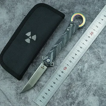 LEMIFSHE JR3312 Флиппер Складной Нож D2 Лезвие G10 Ручка Открытый Кемпинг Охота Выживание Кухня Многофункциональные EDC Инструменты