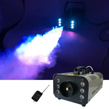 Sharelife 900 Вт RGB Красочная светодиодная противотуманная дымовая машина, пульт дистанционного управления и линейный контроллер для освещения сцены, домашняя вечеринка, шоу, свадебный эффект