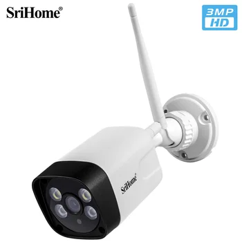 SriHome SH035 1296P WIFI IP-камера H.265 видеонаблюдения Scurity CCTV Камера Водонепроницаемая Полноцветная Ночного Видения Startlight C