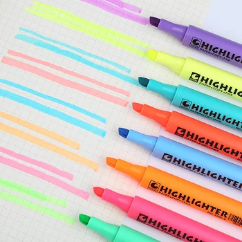 STA 8 цветов, флуоресцентные маркерные ручки для бумаги, маркер для рисования 