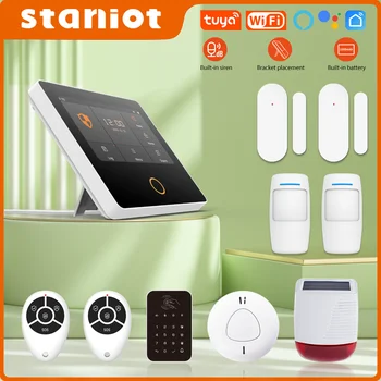 Staniot WiFi SecPanel 5 Беспроводная Домашняя Сигнализация Tuya Smart 4,3 