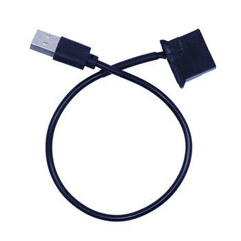 USB к Molex 4-контактный ПК Вентилятор охлаждения компьютера 1 футовый соединительный кабель шнур-адаптер