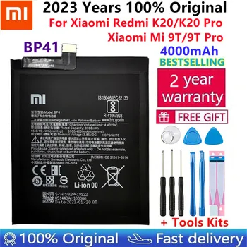 Xiao Mi Оригинальный Аккумулятор для телефона BP41 4000 мАч Для Xiaomi Redmi K20/Mi 9T/K20 Pro/9T Pro Сменный Аккумулятор + Наборы инструментов