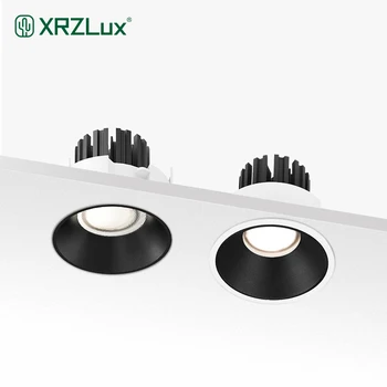 XRZLux Водонепроницаемый прожектор Алюминиевый с антибликовым покрытием IP44 Встраиваемый светильник для ванной комнаты, кухни, душа, встраиваемый светодиодный потолочный светильник