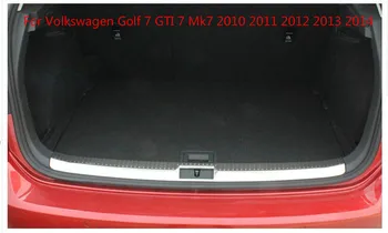Автомобильные аксессуары для Volkswagen Golf 7 Mk7 2010 2011 2012 2013 2014, 1 шт., накладка на бампер из нержавеющей стали, литье Li