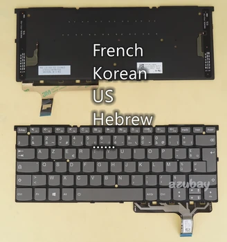 Американская Иврит Корейская Французская клавиатура Для Lenovo ideapad/Yoga S940-14IIL S940-14IWL SN20T10933 SN20T10957 SN20T10904 PP2SXB С подсветкой