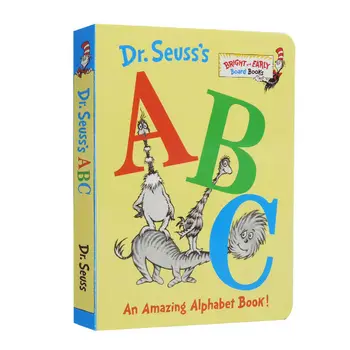 Английская оригинальная книжка с картинками Dr.Seuss's ABC livros от Dr. Seuss's ABC
