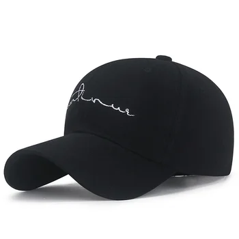 Бейсболка из вышитого хлопка Регулируемая Папина шляпа Легкая Кепка Для защиты от Солнца Snapback Hat Папины Шляпы