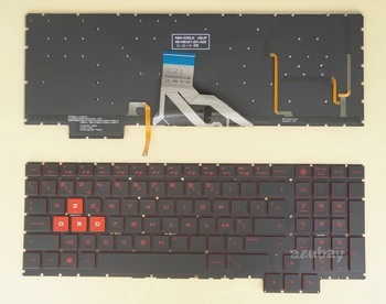 Бельгийская клавиатура для HP Omen 15-ce000 15- ce000nb ce002nb ce004nb ce010nb ce011nb ce012nb ce013nb ce014nb ce015nb с красной подсветкой