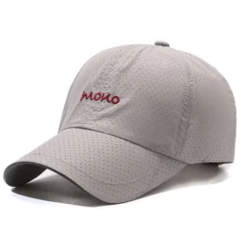 Бесплатная доставка, Новая летняя ультратонкая бейсбольная кепка с вышивкой, дышащие сетчатые кепки Для мужчин и женщин, кепка для гольфа, рыболовная шляпа для Кемпинга