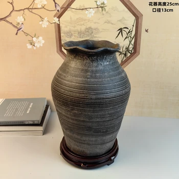 Винтажные керамические вазы ручной работы для сухих цветов, Суккулентные плантаторы и домашний декор в гостиной, спальне и офисе небольшого размера