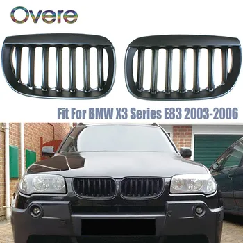 Гоночные решетки на передний бампер автомобиля OVERE для BMW X3 E83 M Performance Accessories M-Color Motorsport X Series 2003 2004 2005-2010