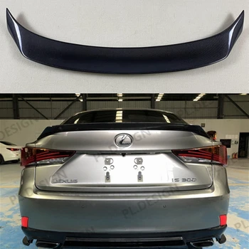Для Lexus IS XE30 CT1 Стиль Карбоновый задний спойлер Багажник крыло 2013-2020 FRP Кованый углерод