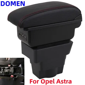 Для Opel Astra Коробка для подлокотников Для автомобиля Opel Astra J, коробка для подлокотников, Многофункциональная коробка для хранения, модификация USB Автомобильных аксессуаров