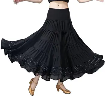 женские танцевальные костюмы для фламенко, Современные танцевальные костюмы для бальных танцев, латинская сальса, танцевальное платье, юбка, танцевальная одежда