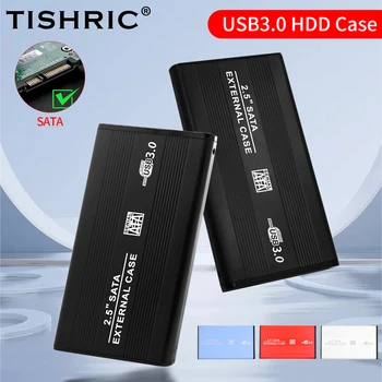 Жесткий диск TISHRIC, корпус для внешнего жесткого диска, корпус для жесткого диска, корпус для жесткого диска, адаптер 2,5 SATA к USB 3,0 2,0, Поддержка 10 ТБ