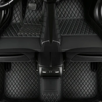 Изготовленные на заказ автомобильные коврики для Subaru Forester 2006-2007 годов выпуска из искусственной кожи в салоне 100% соответствуют деталям Автомобильные аксессуары