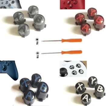 Изготовленный на заказ Для Xbox One Slim Elite Контроллер ABXY button Kit Bullet Buttons Запчасти Для Ремонта Mod Kit Замена С Отверткой T8 T6