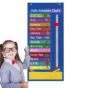 Карманная таблица для классного руководителя, графики расписания занятий в классе, Офисные принадлежности для домашних учителей