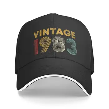Классическая винтажная бейсбольная кепка 1983 Года, Женская Мужская Дышащая кепка 39 лет, рожденная в 39-й день рождения, Спортивная кепка для папы