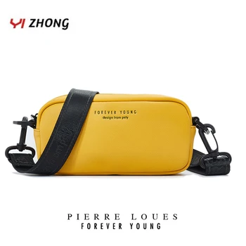 Кожаная сумка через плечо YIZHONG, мягкие кошельки и сумочки, Роскошные Дизайнерские Маленькие сумки через плечо для женщин, Высококачественная сумка для сообщений