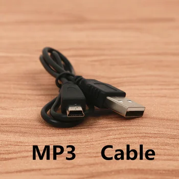 короткий кабель Mini USB для зарядки длиной 80 см, кабель USB для синхронизации данных, зарядное устройство для MP3 MP4 камеры Canon, мини-порт для мобильного телефона, навигатор