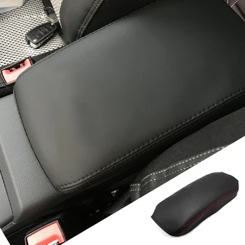 Крышка коробки для подлокотника Центральной консоли автомобиля, защитная накладка из микрофибры для Audi A3 2017 2018