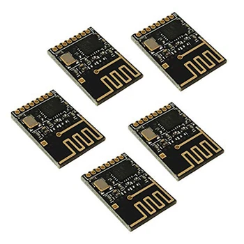 Мини-модуль беспроводного приемопередатчика NRF24L01 + 2,4 ГГц SMD для Arduino (5 шт.) Модуль беспроводного приемопередатчика 2,4 G