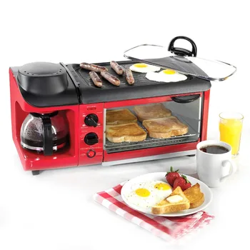 Многофункциональная машина для приготовления завтрака, Мультиварка для приготовления тостов / кофе / омлетов, Бытовая машина для приготовления завтрака tsk-2871