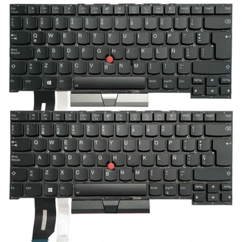 Новая испанская/латинская клавиатура для ноутбука Lenovo ThinkPad T14S Gen 1 P1 Gen 3 X1 Extreme 3rd Gen с подсветкой Без рамки