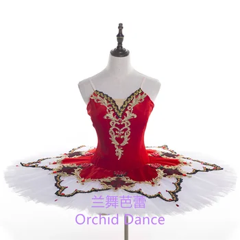 Новое поступление высококачественных профессиональных классических балетных костюмов-пачки Red Bird для взрослых девочек нестандартного размера