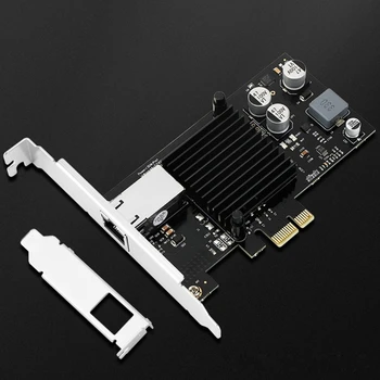 Однопортовая Сетевая карта PCI Express Gigabit Ethernet 10/100/1000 Мбит/с, Сетевой адаптер RJ45 LAN для настольного компьютера Без драйверов