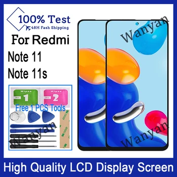 Оригинальный для Redmi Note 11 ЖК-дисплей с сенсорным экраном, дигитайзер для Redmi Note 11S ЖК-запасные части