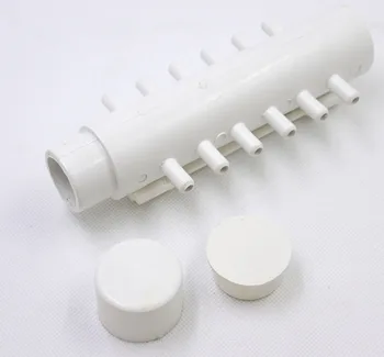 Пластиковые аксессуары для ванны воздухораспределитель для ванны с 12 отверстиями, соединительный воздушный коллектор из ПВХ 8 мм, интерфейс трубы 32 мм