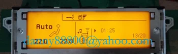 Поддержка экрана USB Двухзонный воздушный Bluetooth дисплей желтый монитор 12 pin для Peugeot 307 407 408 экран Citroen C4 C5 экран