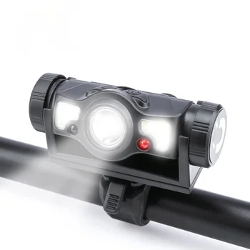 Светодиодный индукционный налобный фонарь USB зарядка на открытом воздухе сильный свет рыболовный налобный фонарь для ночной рыбалки налобный фонарь